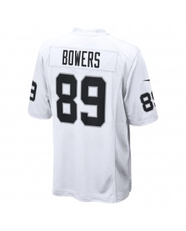 Brock Bowers Las Vegas Raiders Nike Spieler Trikot – Weiß