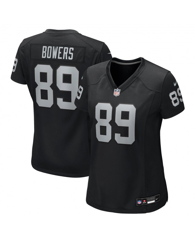 Brock Bowers Las Vegas Raiders Nike Damen-Team-Spieler Trikot – Schwarz