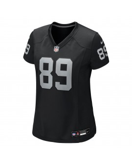Brock Bowers Las Vegas Raiders Nike Damen-Team-Spieler Trikot – Schwarz