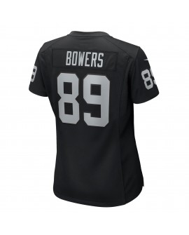Brock Bowers Las Vegas Raiders Nike Damen-Team-Spieler Trikot – Schwarz