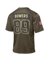 Brock Bowers Las Vegas Raiders Nike Jugend 2025 Salute to Service Spieler Trikot – Olivgrün