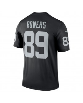Brock Bowers Las Vegas Raiders Nike Legend Spieler Performance-Oberteil – Schwarz