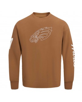 Jalen Hurts Philadelphia Eagles Pro Standard Pullover Crewneck Sweatshirt – Braun