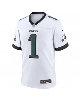 Jalen verletzt Philadelphia Eagles Nike Weißes Spieler Trikot – Weiß
