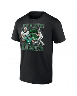 Jalen Hurts Philadelphia Eagles Notorious Spieler Grafik-T-Shirt – Schwarz