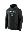Jalen Hurts Philadelphia Eagles Team Wordmark Pullover Hoodie – Schwarz