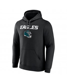 Jalen Hurts Philadelphia Eagles Team Wordmark Pullover Hoodie – Schwarz