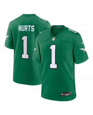 Jalen verletzt Philadelphia Eagles Nike Jugend-Spieler Trikot – Kelly Green