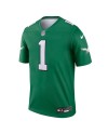 Jalen verletzt Philadelphia Eagles Nike Legend Spieler Performance Top – Kelly Green