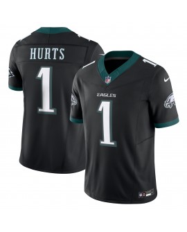 Jalen verletzt Philadelphia Eagles Nike Alternate Vapor F.U.S.E. Limitiertes Trikot – Schwarz
