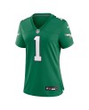 Jalen tut den Philadelphia Eagles weh. Nike Spiele-Trikot für Frauen – Kelly Green