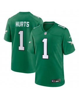 Jalen verletzt Philadelphia Eagles Nike AlternateSpiele-Trikot – Kelly Green
