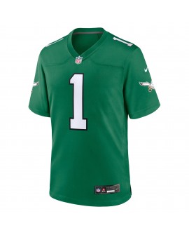 Jalen verletzt Philadelphia Eagles Nike AlternateSpiele-Trikot – Kelly Green