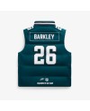 Saquon Barkley Philadelphia Eagles Off Season x NFL Unisex-Spieler-Pufferweste – Mitternachtsgrün