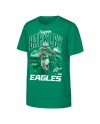 Saquon Barkley Philadelphia Eagles Outerstuff Triple Pic Jugend-T-Shirt – Mitternachtsgrün