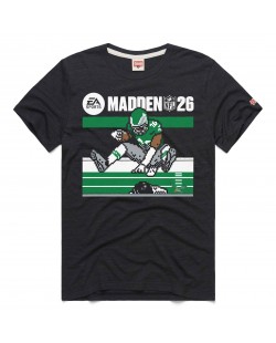 Saquon Barkley Philadelphia Eagles Homage Unisex Madden NFL '26 Retro Cover Tri-Blend T-Shirt – Anthrazit