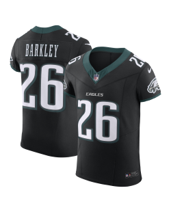 Saquon Barkley Philadelphia Eagles Nike Alternate Vapor F.U.S.E. Elite-Trikot – Schwarz