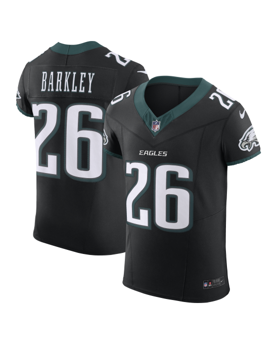 Saquon Barkley Philadelphia Eagles Nike Alternate Vapor F.U.S.E. Elite-Trikot – Schwarz