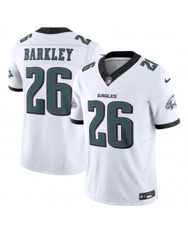Saquon Barkley Philadelphia Eagles Nike Vapor F.U.S.E. Limitiertes Trikot – Weiß