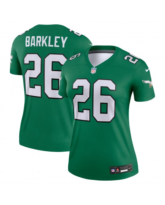 Saquon Barkley Philadelphia Eagles Nike Damen Legend Spieler Performance Top – Kelly Green