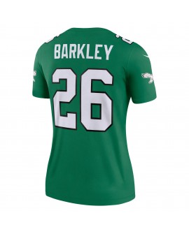 Saquon Barkley Philadelphia Eagles Nike Damen Legend Spieler Performance Top – Kelly Green