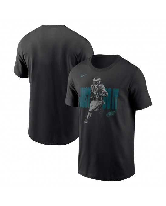 Saquon Barkley Philadelphia Eagles Nike Just Do It T-Shirt – Schwarz