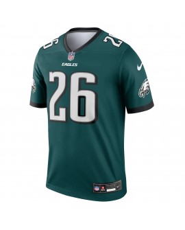 Saquon Barkley Philadelphia Eagles Nike Legend Spieler Performance Top – Mitternachtsgrün