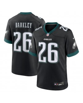Saquon Barkley Philadelphia Eagles Nike Alternatives Spieler Trikot – Schwarz