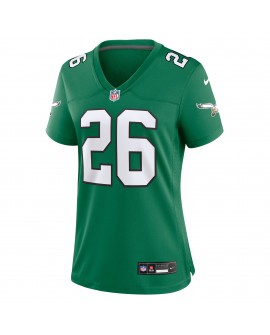 Saquon Barkley Philadelphia Eagles Nike Damen-Ausweichtrikot – Kelly Green