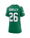 Saquon Barkley Philadelphia Eagles Nike Damen-Ausweichtrikot – Kelly Green