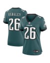 Saquon Barkley Philadelphia Eagles Nike Spiele-Trikot für Damen – Mitternachtsgrün