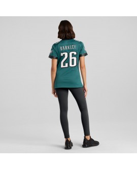 Saquon Barkley Philadelphia Eagles Nike Spiele-Trikot für Damen – Mitternachtsgrün
