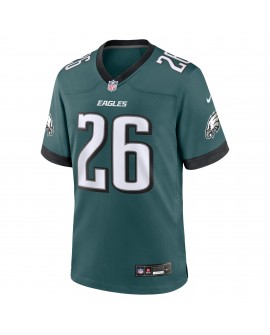 Saquon Barkley Philadelphia Eagles Nike Spiele-Trikot – Mitternachtsgrün