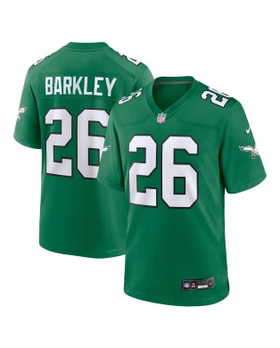 Saquon Barkley Philadelphia Eagles Nike Alternatives Spieler Trikot – Kelly Green