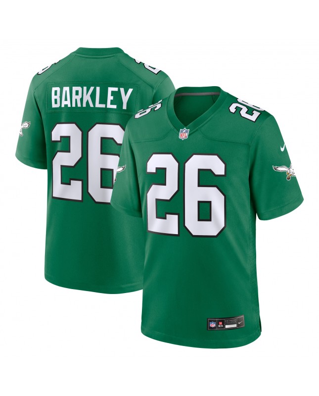 Saquon Barkley Philadelphia Eagles Nike Alternatives Spieler Trikot – Kelly Green