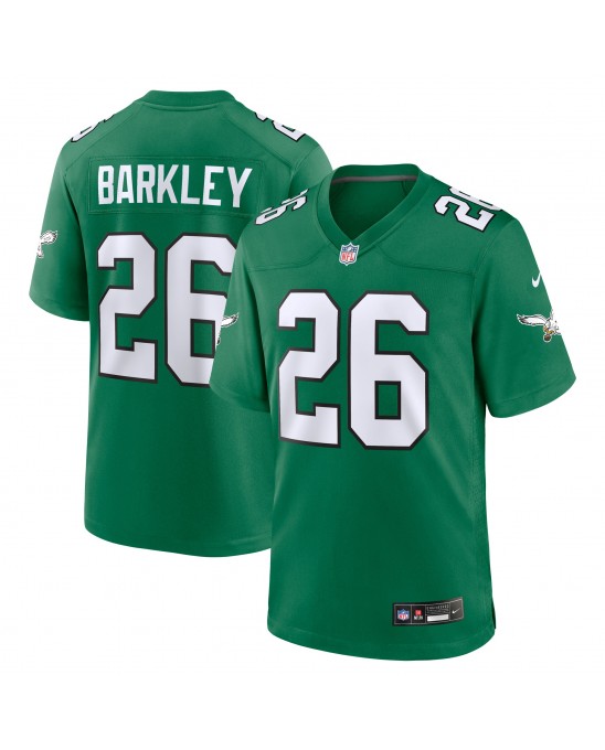 Saquon Barkley Philadelphia Eagles Nike Alternatives Spieler Trikot – Kelly Green