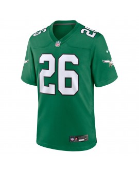 Saquon Barkley Philadelphia Eagles Nike Alternatives Spieler Trikot – Kelly Green
