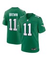 A.J. Braunes Nike-Jugend-Spieler Trikot der Philadelphia Eagles – Kelly Green