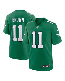 A.J. Braunes Nike-Jugend-Spieler Trikot der Philadelphia Eagles – Kelly Green