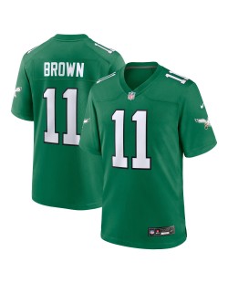 A.J. Braunes Nike-Jugend-Spieler Trikot der Philadelphia Eagles – Kelly Green