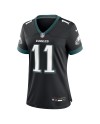 A.J. Braunes Philadelphia Eagles Nike Damen-Ausweichtrikot – Schwarz