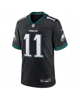 A.J. Braunes Nike Alternative Game-Trikot der Philadelphia Eagles – Schwarz