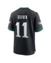 A.J. Braunes Nike Alternative Game-Trikot der Philadelphia Eagles – Schwarz