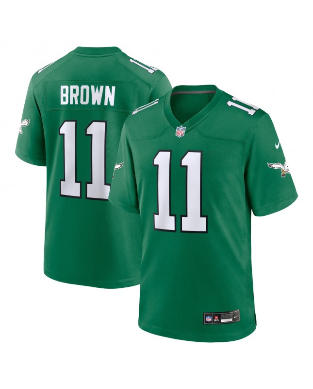 A.J. Braunes Philadelphia Eagles Nike AlternateSpiele-Trikot – Kelly Green