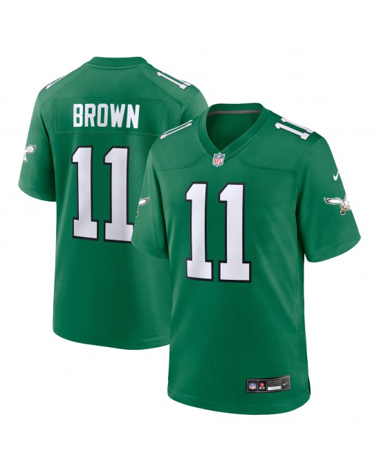 A.J. Braunes Philadelphia Eagles Nike AlternateSpiele-Trikot – Kelly Green