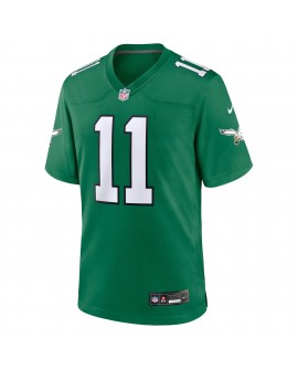 A.J. Braunes Philadelphia Eagles Nike AlternateSpiele-Trikot – Kelly Green