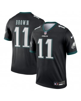 A.J. Braunes Nike Legend Spieler Performance-Oberteil der Philadelphia Eagles – Schwarz