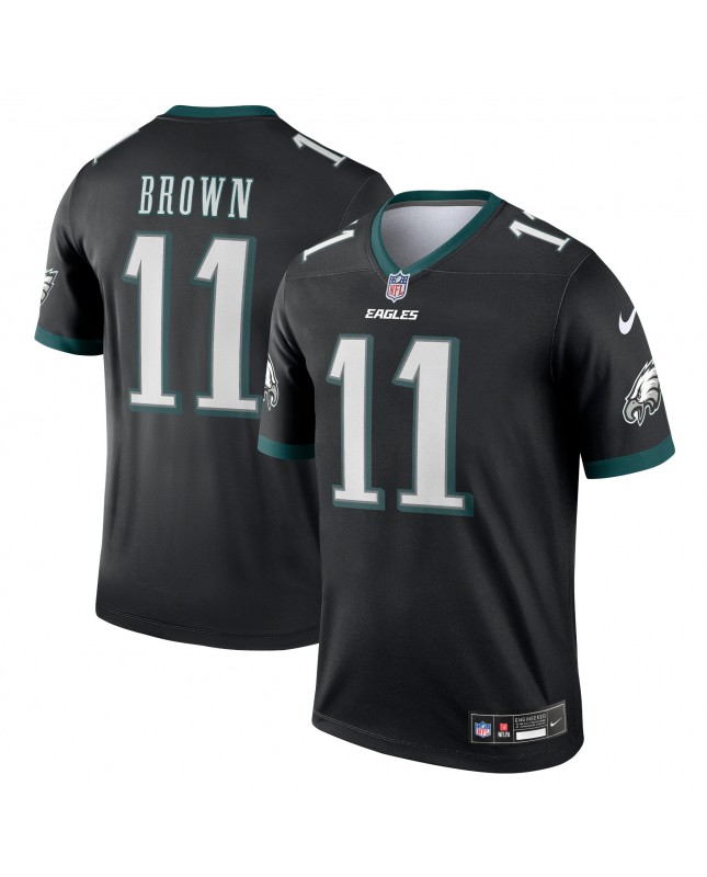 A.J. Braunes Nike Legend Spieler Performance-Oberteil der Philadelphia Eagles – Schwarz