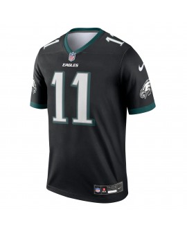 A.J. Braunes Nike Legend Spieler Performance-Oberteil der Philadelphia Eagles – Schwarz