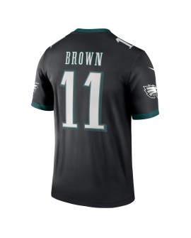 A.J. Braunes Nike Legend Spieler Performance-Oberteil der Philadelphia Eagles – Schwarz